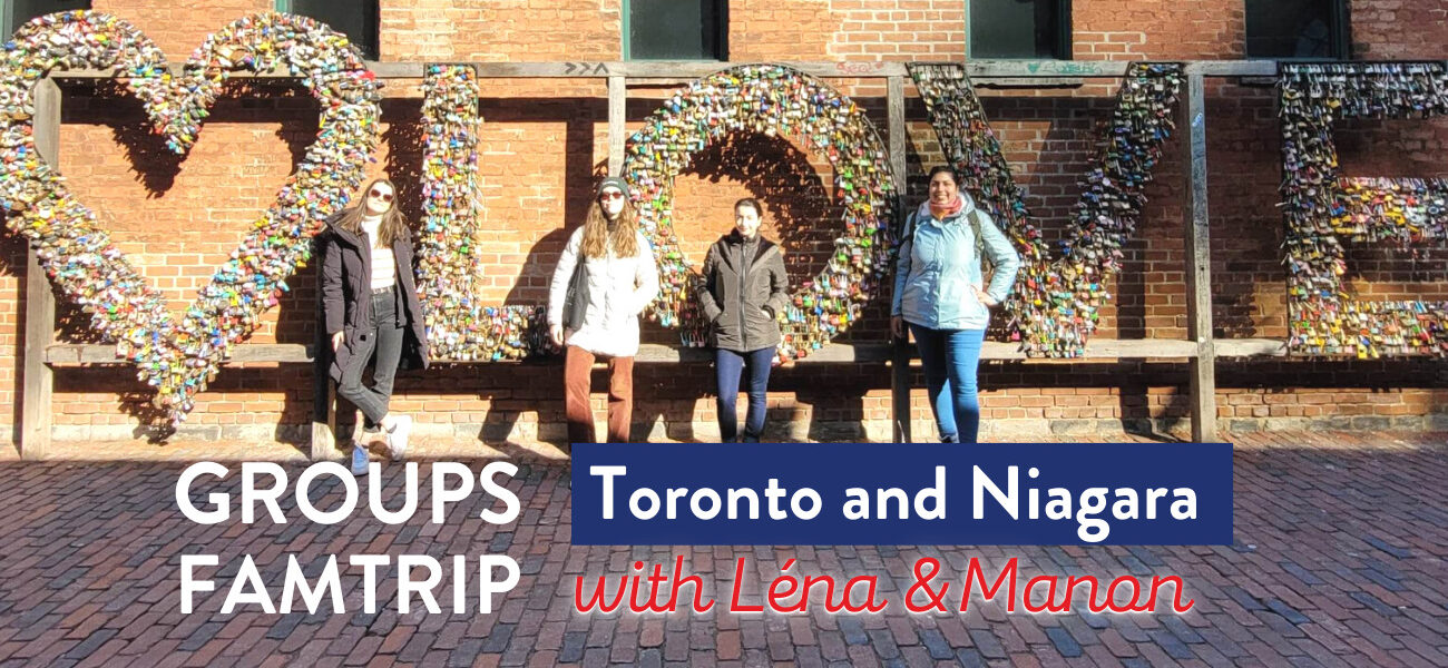 Groups famtrip in Toronto with Lena and Manon