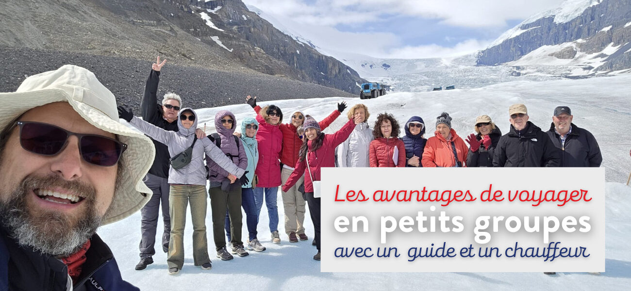 groupes voyageurs dans les Rocheuses d'Alberta